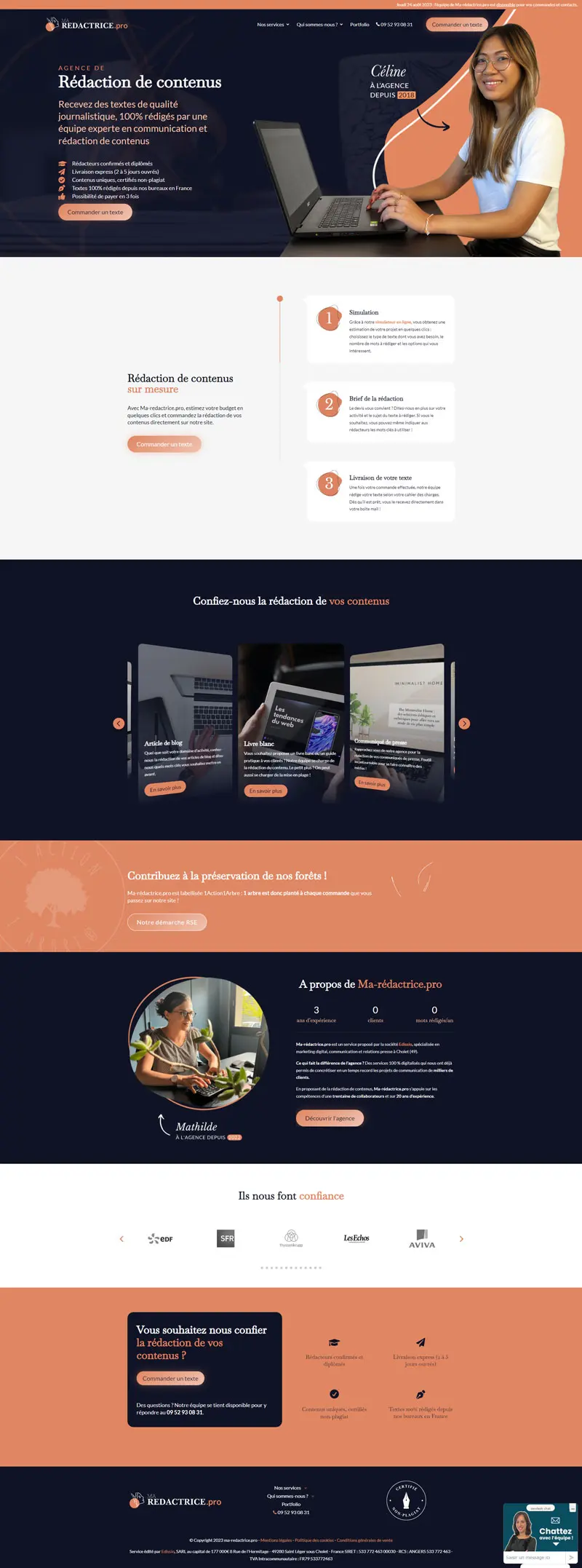 forgelec-site-web Site complet Forgelec