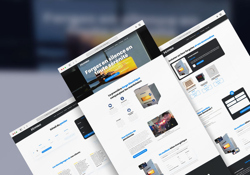 Mockup de site e-commerce
