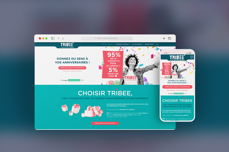 Mockup de site one page
