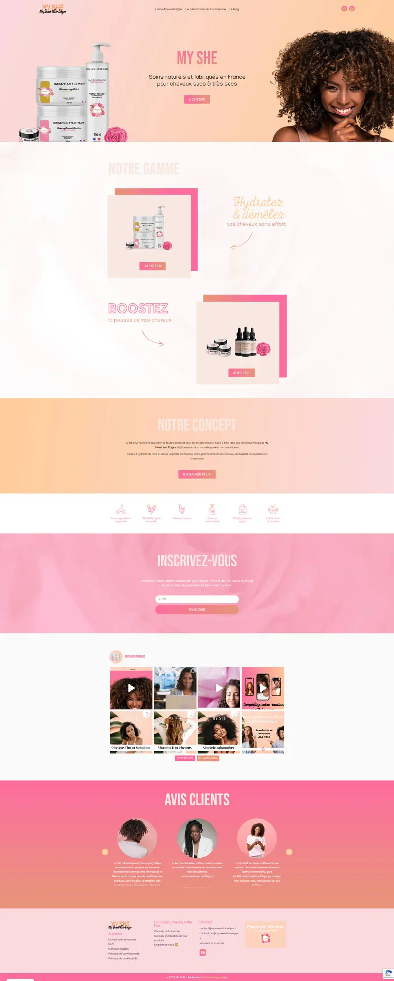 my-she Site complet My She