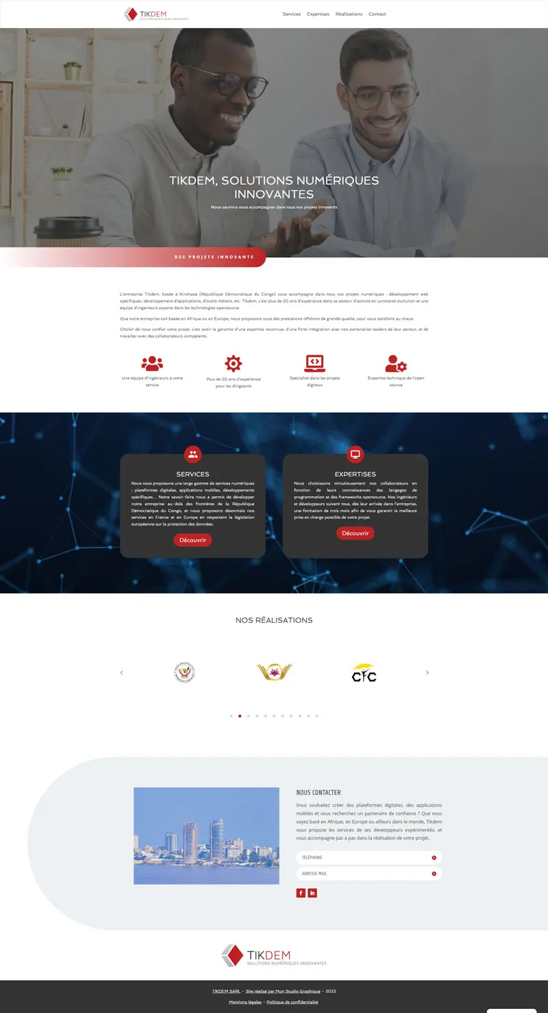 forgelec-site-web Site complet Forgelec