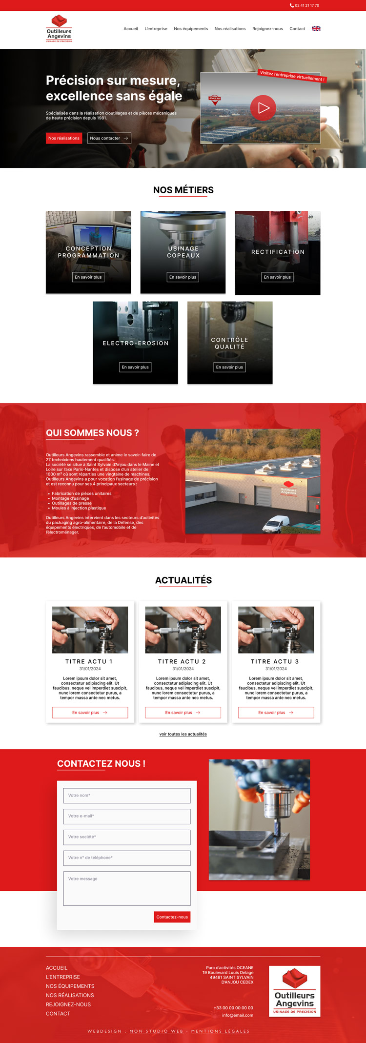 forgelec-site-web Site complet Forgelec