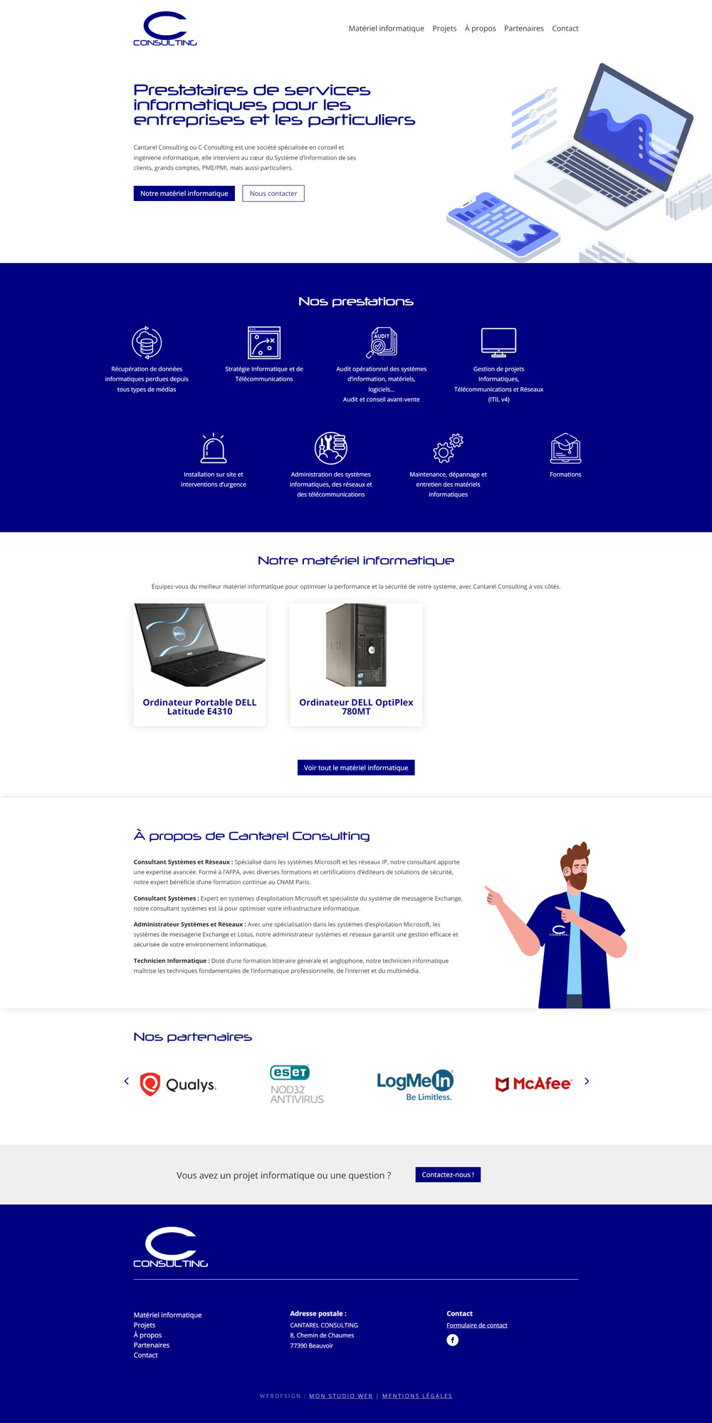 forgelec-site-web Site complet Forgelec