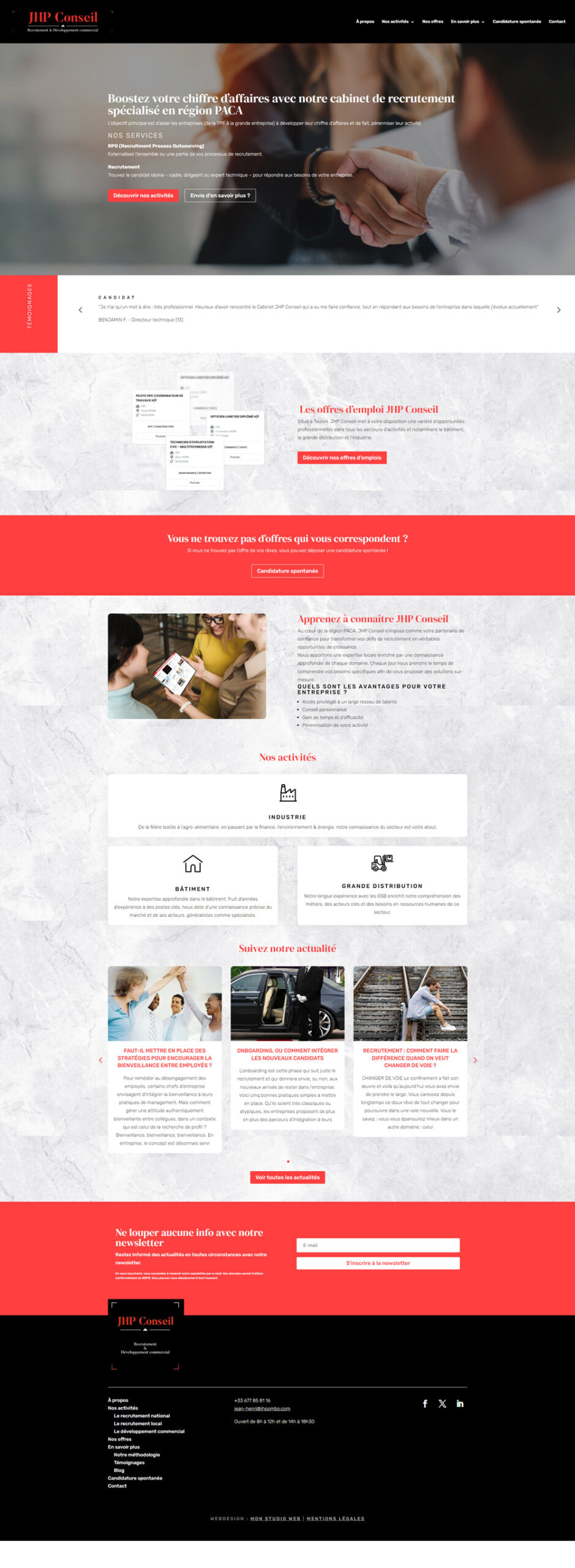 forgelec-site-web Site complet Forgelec