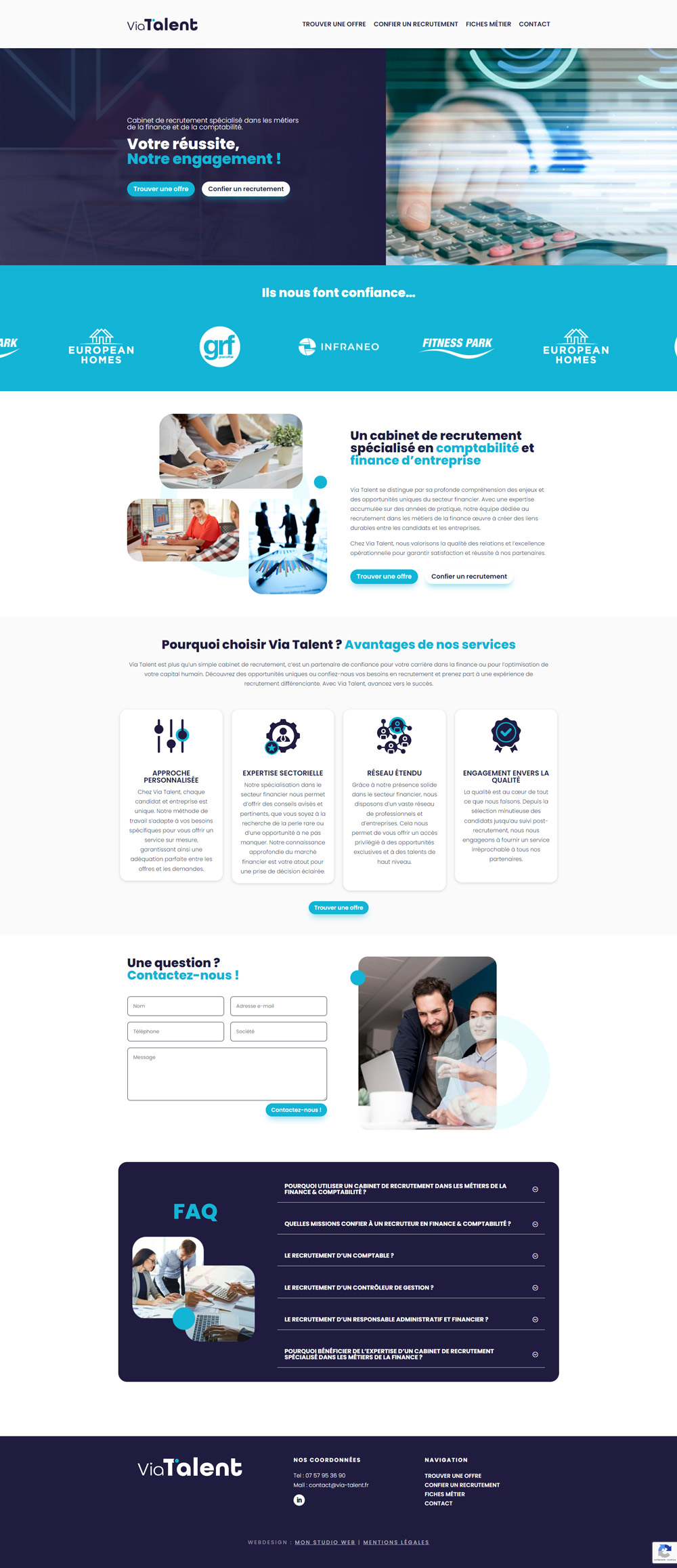 forgelec-site-web Site complet Forgelec