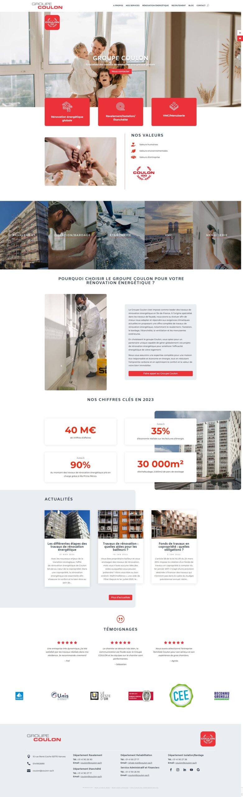 forgelec-site-web Site complet Forgelec