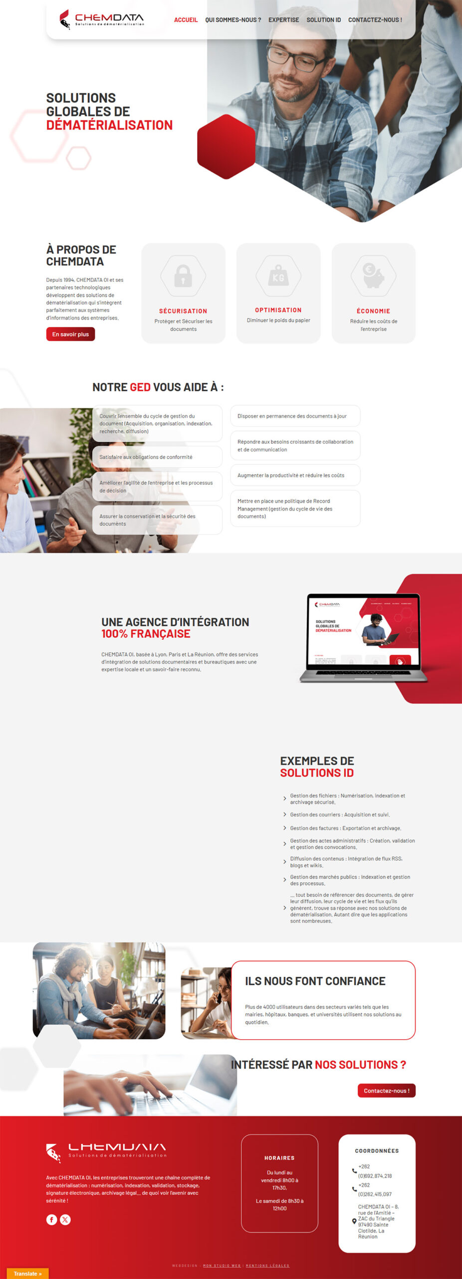 forgelec-site-web Site complet Forgelec