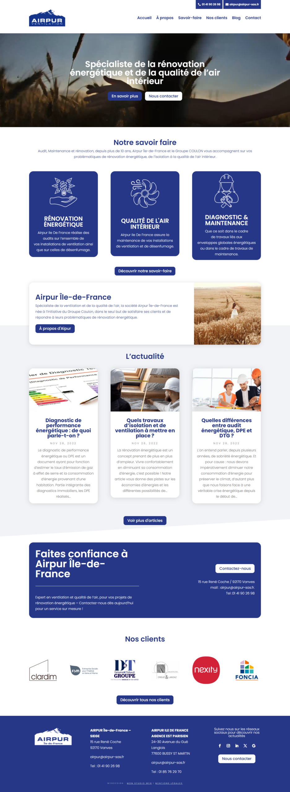 forgelec-site-web Site complet Forgelec