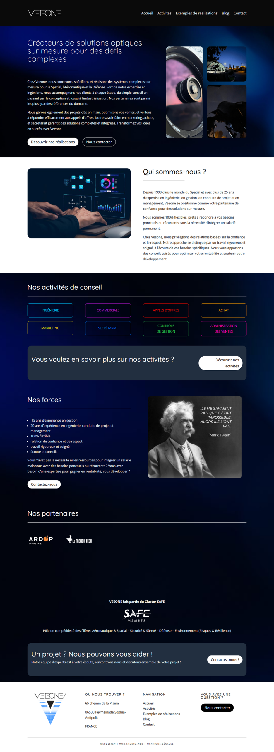 forgelec-site-web Site complet Forgelec