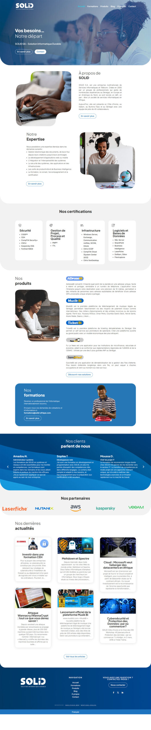 forgelec-site-web Site complet Forgelec