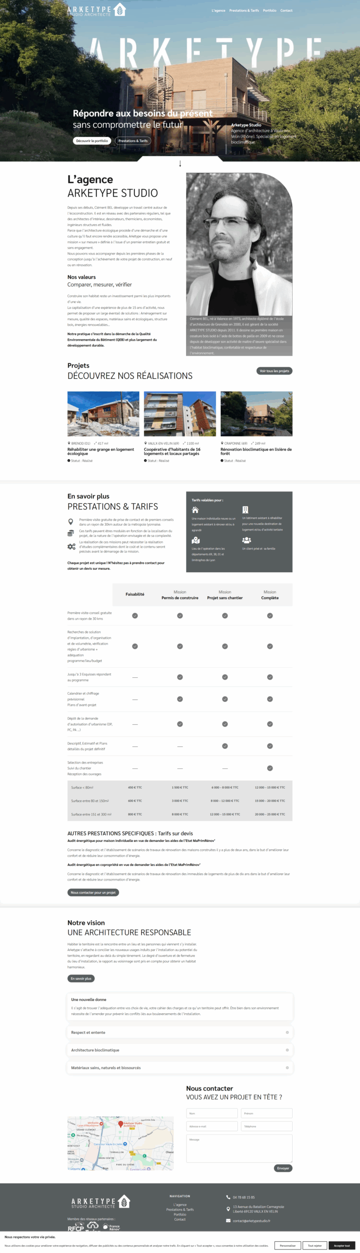 forgelec-site-web Site complet Forgelec