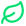 Icône de feuille verte stylisée.